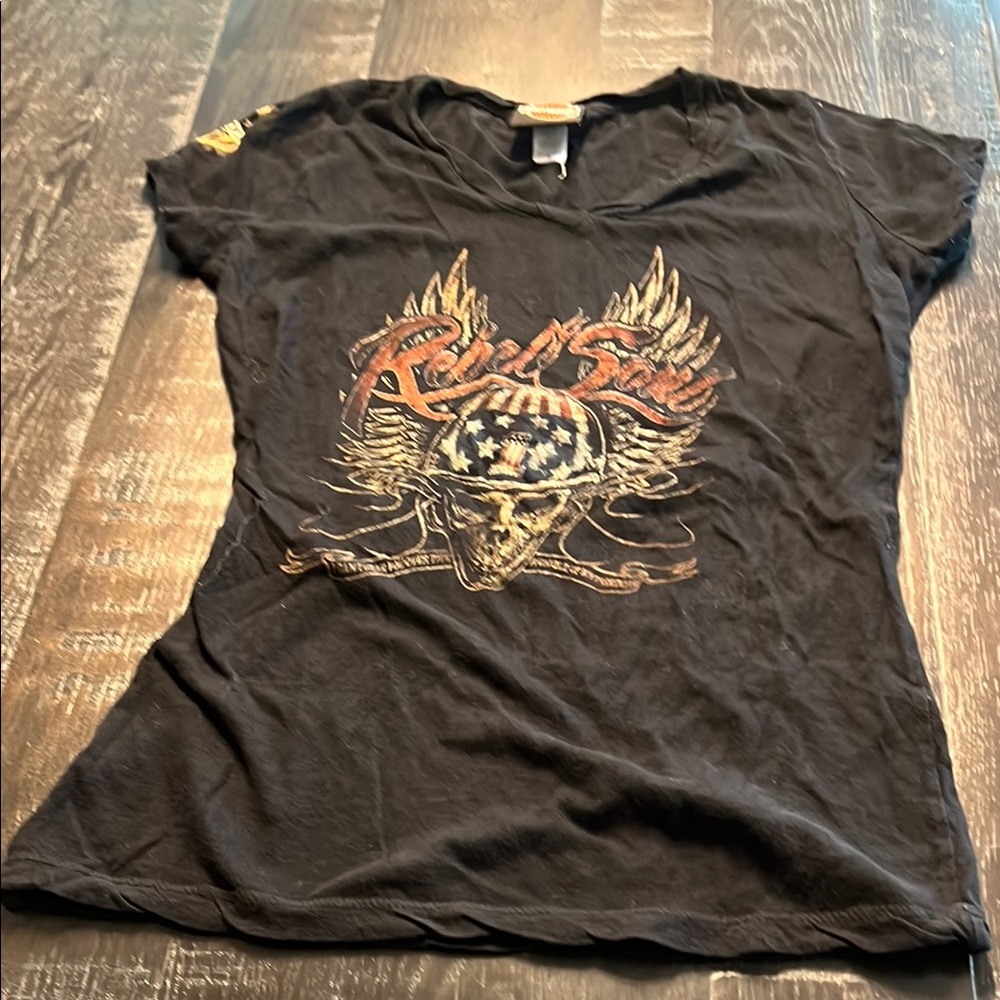 Harley-Davidson Black Graphic Short Sleeve Tee